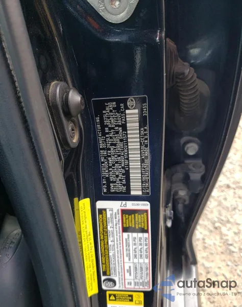 2012 Toyota Camry Base z USA, uszkodzony, nr VIN 4T1BF1FK8CU111572